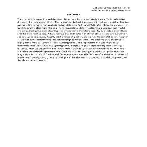 Probability Models Project | PDF