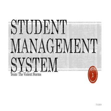 Student Management System