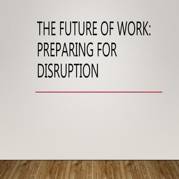 Final project the future of work | PPTX