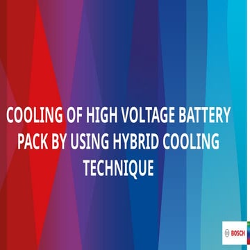 Lithium Ion Battery Module Thermal Management System | PDF