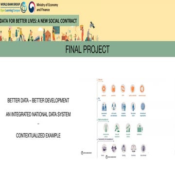Final project- Data for Better Lives- Digital Artifact