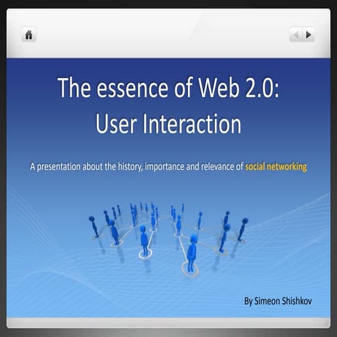 The Essence of Web 2.0: User Interaction 