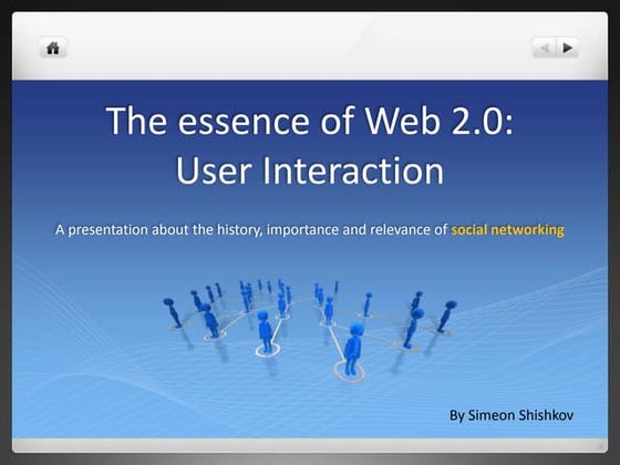The Essence of Web 2.0: User Interaction 