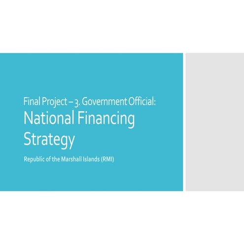 National financing strategy for nigeria | PPTX