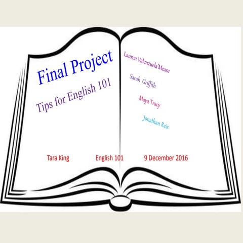 Final project (end product)