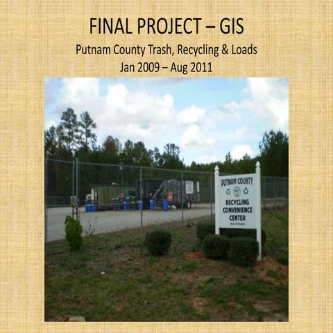 Final Project – Gis