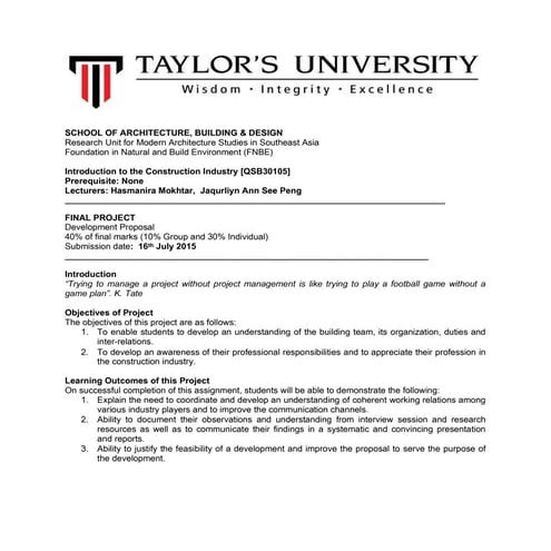 Final project march 2015 | PDF