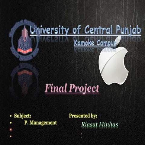 Final project of apple inc. (riasat minhas)