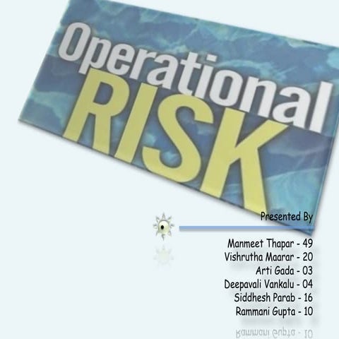 Operational Risk