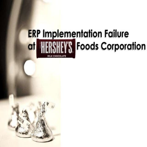 ERP implementation Failure at Hershey Food Corperation