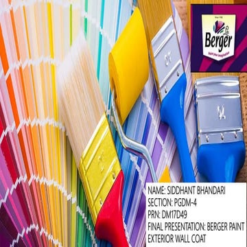 Final project ppt siddhant bhandari dm17_d49_pgdm-4