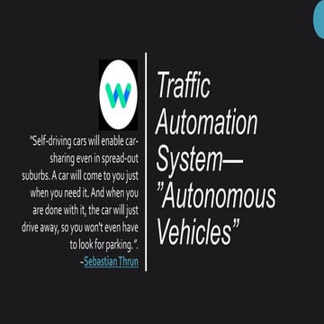 Traffic Automation System