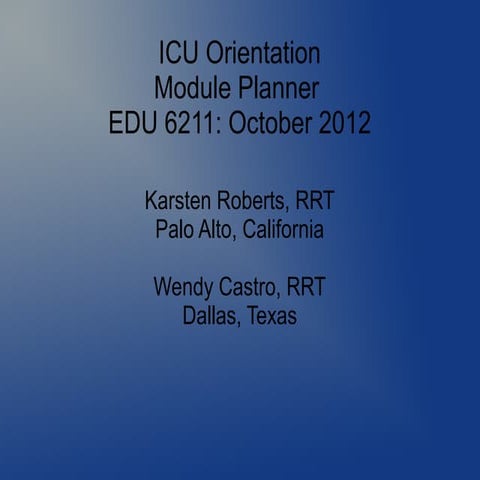 Final project presentation