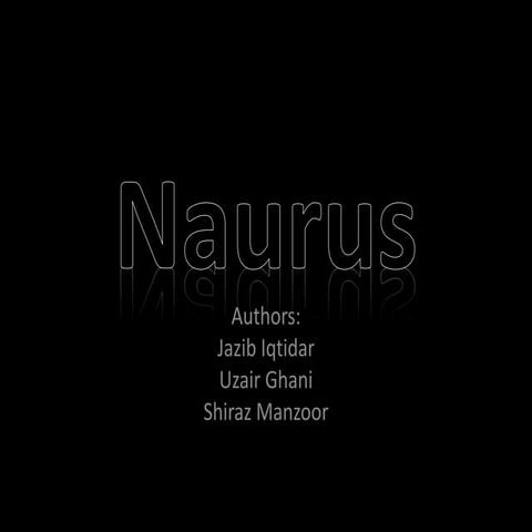 Rebranding Naurus---- Organization based in Pakistan