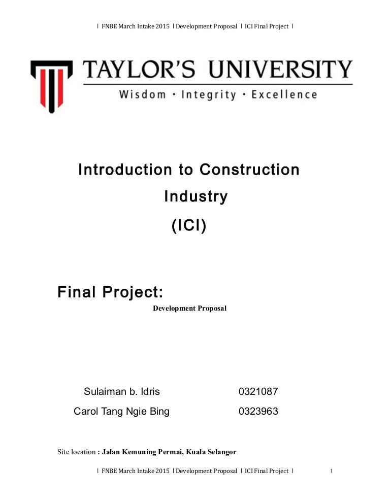 Ici Final Project Proposal