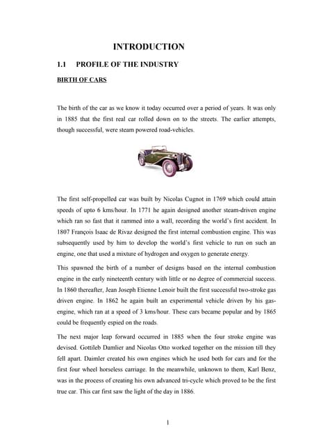 project of mba