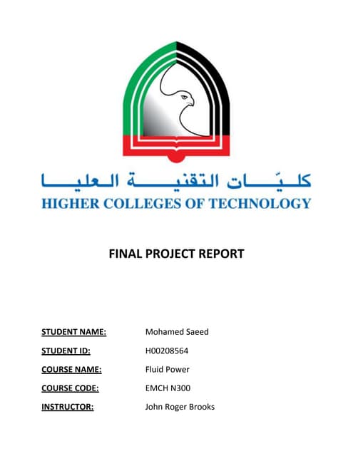 Final project report
