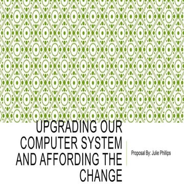 FY11 PC Refresh Plan | PPTX