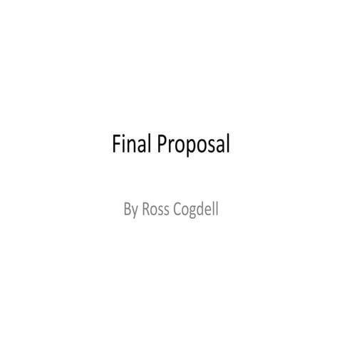 Final proposal | DOCX