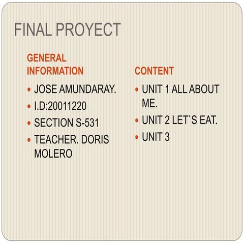 Final proyect