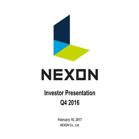  Q4 2016 Investor Presentation