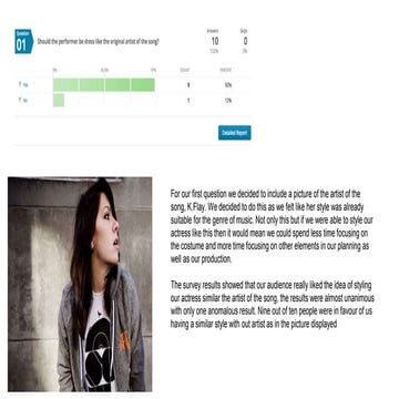 Final question analysis
