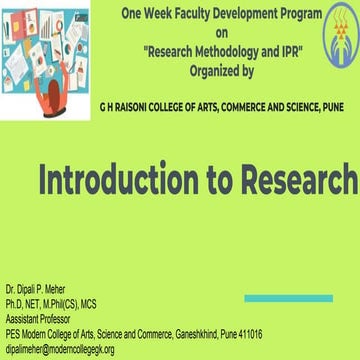 Introduction to Research