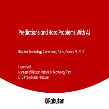 Predictions and Hard Problems With AI