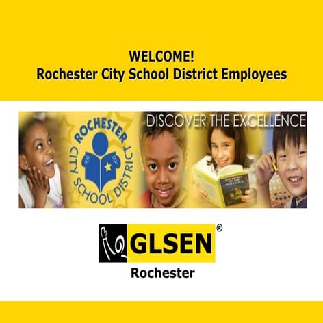 Respect in Our Schools - GLSEN Training for Rochester City School District