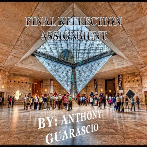 Final reflection assignment