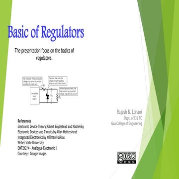 Basics of Regulators