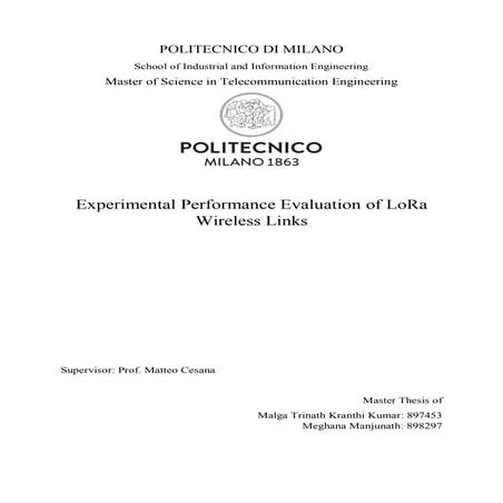 Location tracking using LoRa | PDF