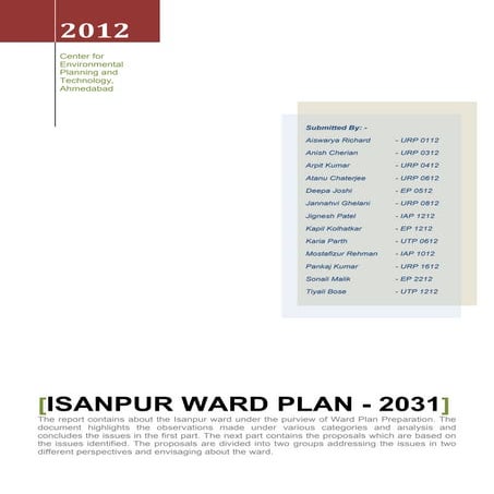 ISANPUR WARD PLAN - 2031