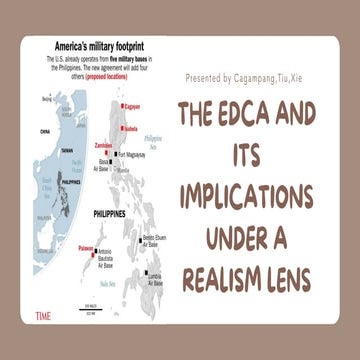 The EDCA and its implications under a Realism Lens | PDF