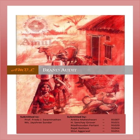 Amul:Brand Audit