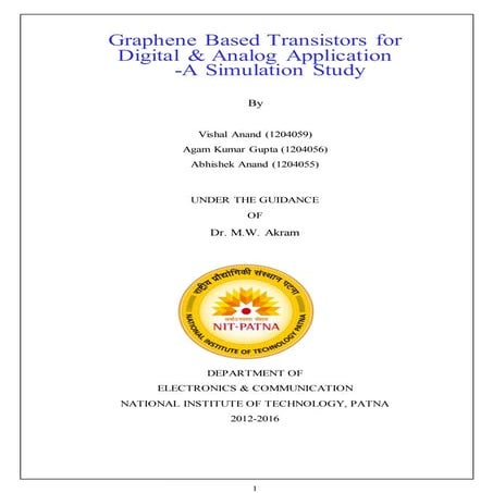 Graphene Project Report