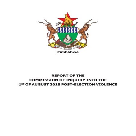 Final Report of the Commission of Inquiry | PDF