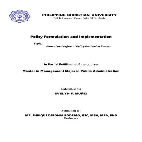 Final report theories