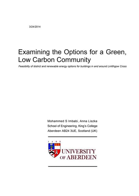Linlithgow Natural Grid_Initial Report