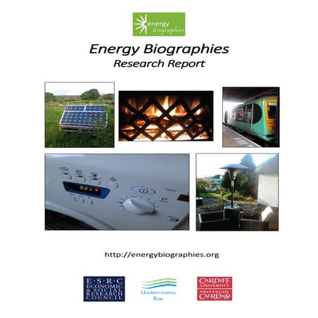 Energy Biographies Final Research report