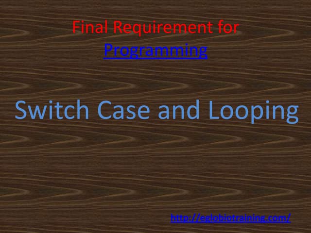 Final requirement for programming-Bonifacio, Mary Clemence