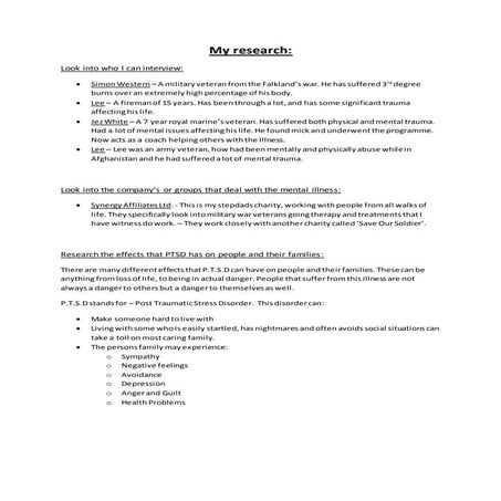 Final research document