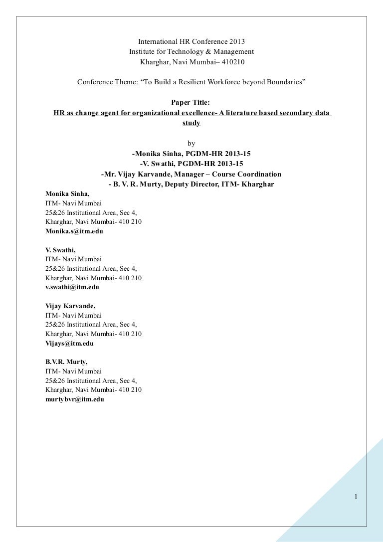 Human resource research papers image