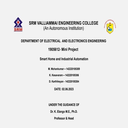 FINAL pREVIEW MINI PROJECT in automation