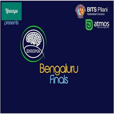 Enigma 2013 - Finals