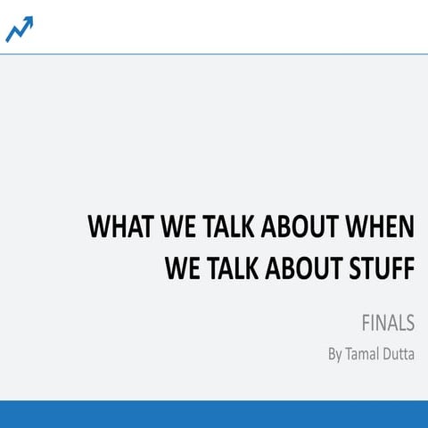 The News-Makers Quiz : What We Talk About When We Talk About Stuff Finals