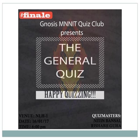 The General Quiz : Finals