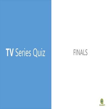 IIM Calcutta Carpe Diem 2017 : TV Series Quiz Finals