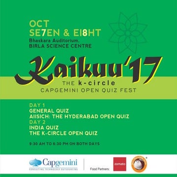 Finals - Kaikuu General Quiz 2017