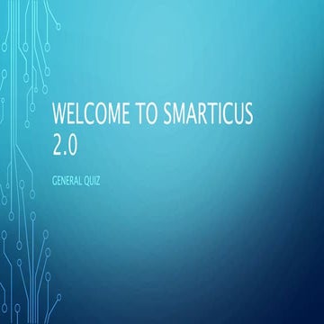 Smarticus 2019 Finals Quiz